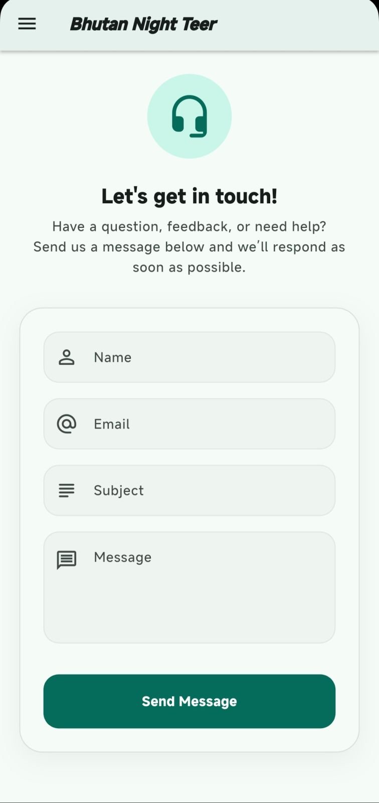 Bhutan night teer contact